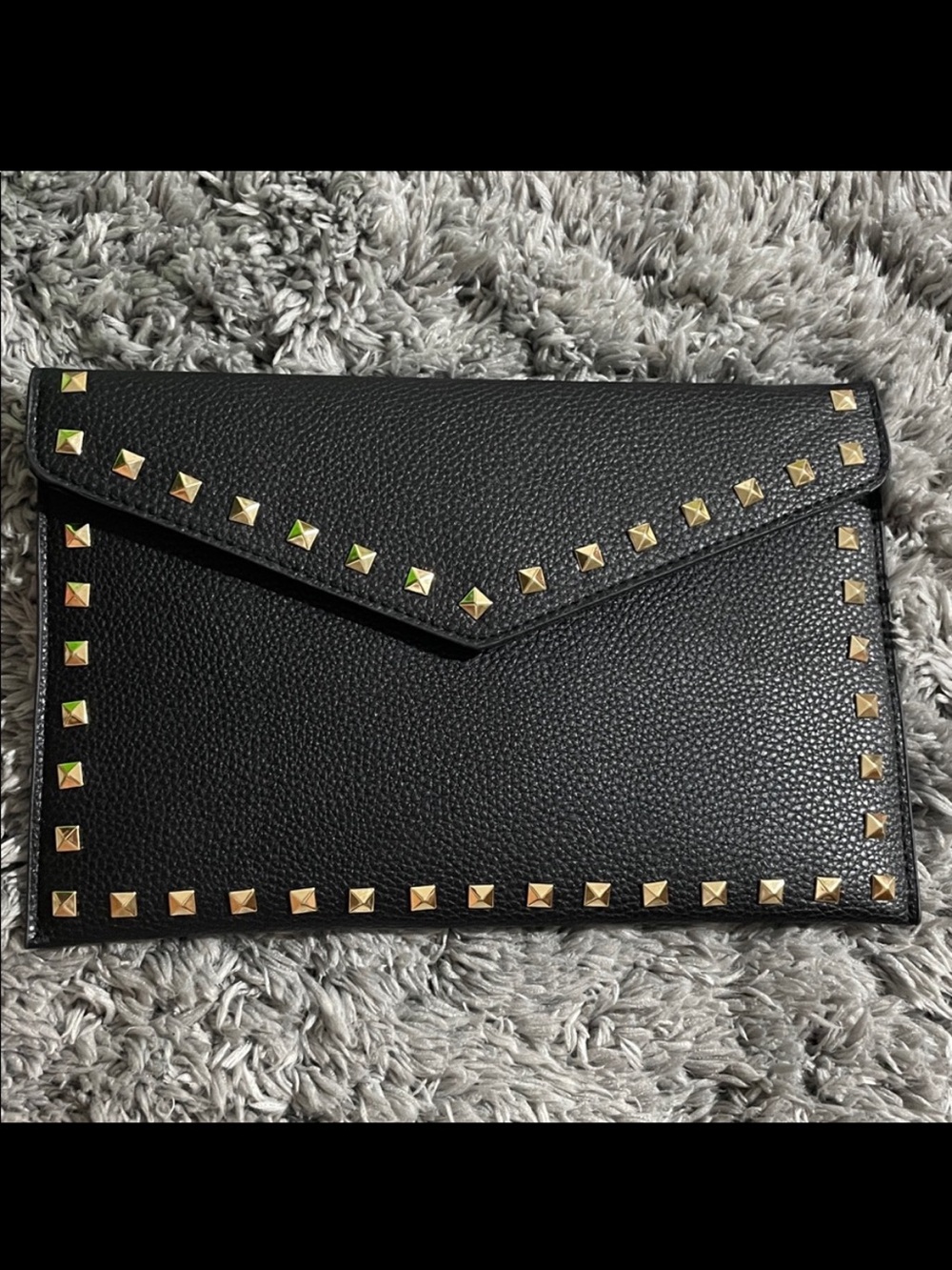 Black Studded Clutch BeautyBio limited
edition